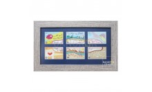 กรอบรูปตัดเจาะแมทเป็นช่องใส่ภาพ